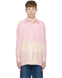 rosa vertikal gestreiftes Langarmhemd von Eytys