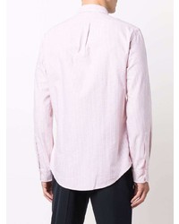 rosa vertikal gestreiftes Langarmhemd von Polo Ralph Lauren