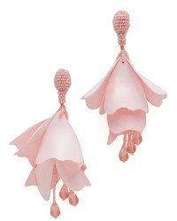 rosa Perlen Ohrringe von Oscar de la Renta
