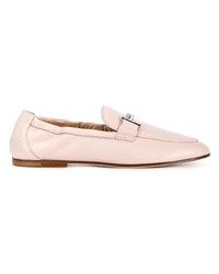 rosa verzierte Leder Slipper von Tod's