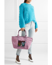 rosa verzierte Shopper Tasche von Marc Jacobs