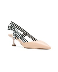 rosa verzierte Wildleder Pumps von Miu Miu