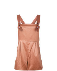 rosa verzierter kurzer Jumpsuit