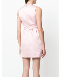 rosa verziertes gerade geschnittenes Kleid von MSGM
