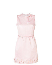 rosa verziertes gerade geschnittenes Kleid von MSGM