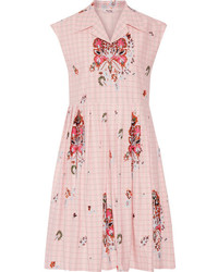 rosa verziertes Kleid von Miu Miu