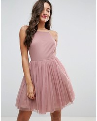 rosa verziertes Tüllkleid von Asos