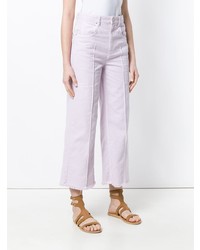 rosa weite Hose aus Jeans von Isabel Marant Etoile