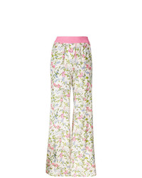 rosa weite Hose mit Blumenmuster von Twin-Set