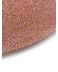 rosa Wildleder Clutch von L'Autre Chose