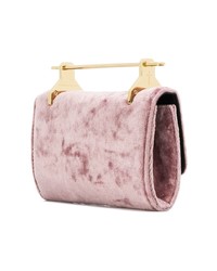 rosa Wildleder Clutch von M2Malletier