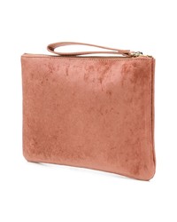 rosa Wildleder Clutch von Lancaster