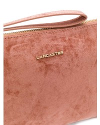 rosa Wildleder Clutch von Lancaster