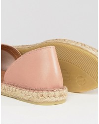 rosa Wildleder Espadrilles von Pieces