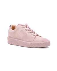 rosa Wildleder niedrige Sneakers von Eytys