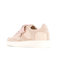 rosa Wildleder niedrige Sneakers von Senso