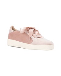 rosa Wildleder niedrige Sneakers von Senso