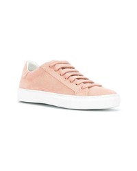 rosa Wildleder niedrige Sneakers von Hide&Jack