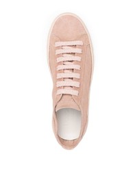 rosa Wildleder niedrige Sneakers von Doucal's