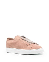 rosa Wildleder niedrige Sneakers von Doucal's