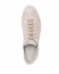 rosa Wildleder niedrige Sneakers von Brunello Cucinelli