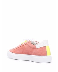 rosa Wildleder niedrige Sneakers von Hide&Jack