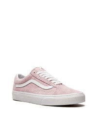 rosa Wildleder niedrige Sneakers von Vans