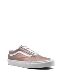 rosa Wildleder niedrige Sneakers von Vans