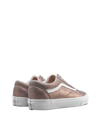 rosa Wildleder niedrige Sneakers von Vans