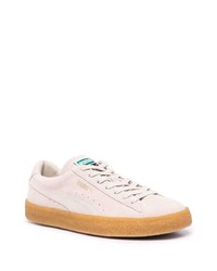 rosa Wildleder niedrige Sneakers von Puma