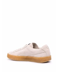 rosa Wildleder niedrige Sneakers von Puma