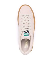 rosa Wildleder niedrige Sneakers von Puma