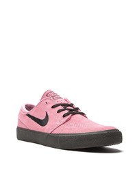 rosa Wildleder niedrige Sneakers von Nike