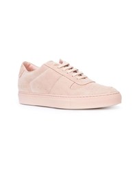 rosa Wildleder niedrige Sneakers von Common Projects