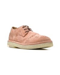 rosa Wildleder Oxford Schuhe von Marsèll