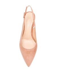 rosa Wildleder Pumps von Gianvito Rossi