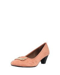 rosa Wildleder Pumps von Andres Machado