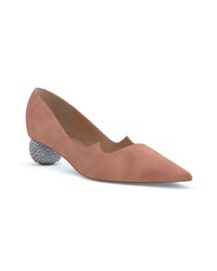 rosa Wildleder Pumps von Paul Andrew