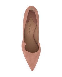 rosa Wildleder Pumps von Paul Andrew