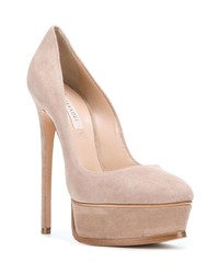 rosa Wildleder Pumps von Casadei