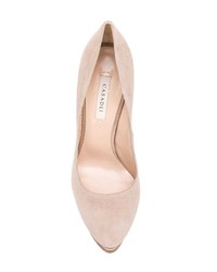 rosa Wildleder Pumps von Casadei