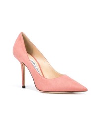 rosa Wildleder Pumps von Jimmy Choo