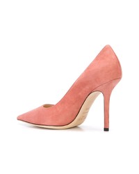 rosa Wildleder Pumps von Jimmy Choo