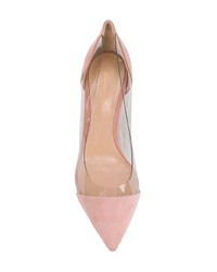 rosa Wildleder Pumps von Gianvito Rossi