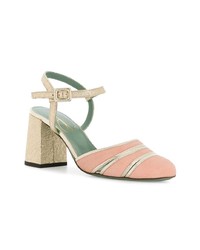 rosa Wildleder Pumps von Paola D'arcano