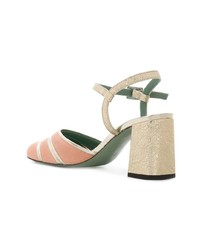 rosa Wildleder Pumps von Paola D'arcano