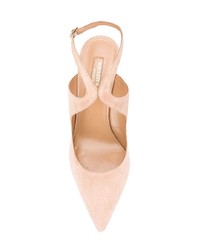 rosa Wildleder Pumps von Aquazzura