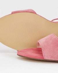 rosa Wildleder Sandaletten von Bianco