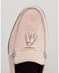 rosa Wildleder Slipper mit Quasten von Ted Baker