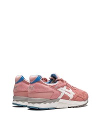 rosa Wildleder Sportschuhe von Asics